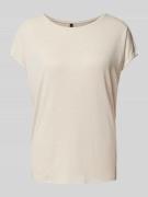 Comfort fit T-shirt met effectgaren, model 'LAVA'