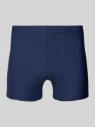 Skinny fit zwembroek met labelprint