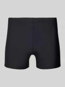 Skinny fit zwembroek met labelprint