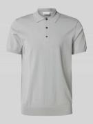 Regular fit poloshirt met elastische boorden