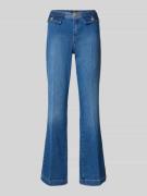 Flared jeans met knoopsluiting, model 'Alisa'