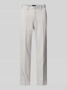 Regular fit pantalon met paspelzakken aan de achterkant, model 'liam'