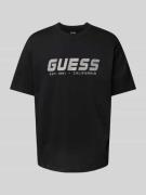 T-shirt met labelprint, model 'SURON'