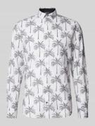 Regular fit vrijetijdsoverhemd met kentkraag, model 'PALMS'