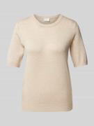Gebreide pullover met 1/2-mouwen, model 'lizza'