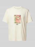 T-shirt met motiefprint, model 'PAROS'