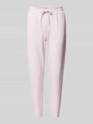 Slim fit bandplooibroek met verkort model, model 'KATE'