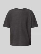 T-shirt met structuurmotief, model 'Tony'