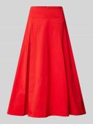 Midirok met stolpplooien, model 'Hosanna'