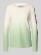Regular fit gebreide pullover met kleurverloop