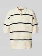 Poloshirt met labeldetail