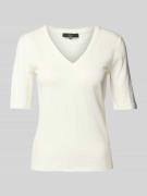 T-shirt met V-hals, model 'OPZIONE''