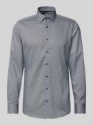 Slim fit zakelijk overhemd met kentkraag
