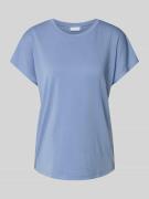 T-shirt met kapmouwen
