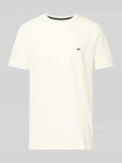 T-shirt met logostitching