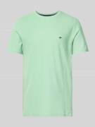 T-shirt met logostitching