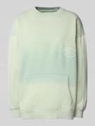 Oversized sweatshirt met kangoeroezak, model 'Matcha'
