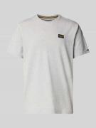 T-shirt met labelpatch