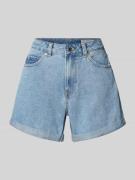 Relaxed fit korte jeans van katoenmix, model 'ZURI'