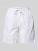 Relaxed fit korte broek met elastische band, model 'Cissie'