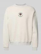 Sweatshirt met labelbadge, model 'SOURCE'