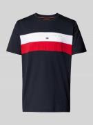 T-shirt met labelprint