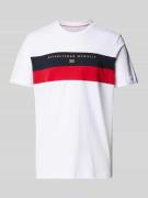 T-shirt met labelprint