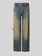 Flared jeans met Franse steekzakken