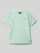 T-shirt met labelprint