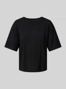 Regular fit T-shirt van katoenmix