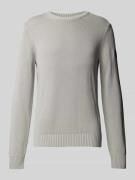 Gebreide pullover met linnen, model 'TAIL'