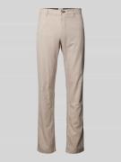 Modern fit chino met riemlussen, model 'Matthew'