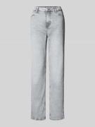 Straight fit jeans van een mix van katoen en elastaan, model 'KELLY'