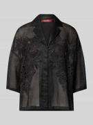 Regular fit overhemdblouse met broderie anglaise, model 'LEGNO'
