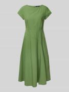 Midi-jurk met kapmouwen, model 'MAGMA'