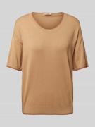 Gebreide pullover met ronde hals