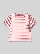 Regular fit T-shirt met viscose, model 'NELLA'