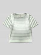 Regular fit T-shirt met viscose, model 'NELLA'