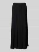 Uitlopende midirok van pure viscose, model 'ALBA'