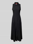 Midi-jurk met steekzakken, model 'ERNEST'