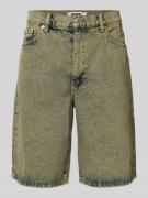 Korte jeans in used-look, model 'Rami'