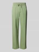 Regular fit linnen broek met tunnelkoord, model 'BAY'