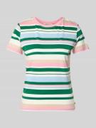 Boxy fit T-shirt en streepmotief