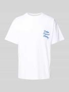 T-shirt met labelstitching, model 'PRIMAVERA'