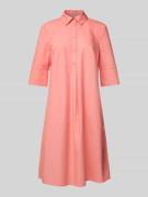 Knielange overhemdjurk met 1/2-mouwen