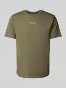 Regular fit T-shirt van puur katoen