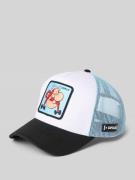 Baseballpet met motiefstitching