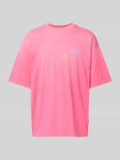 T-shirt met labelprint