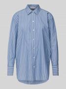 Relaxed fit overhemdblouse met doorknoopsluiting