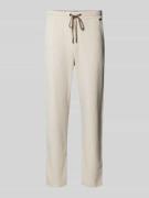 Sweatpants met labelapplicatie